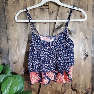 Garage Flowy Crop Tank Top